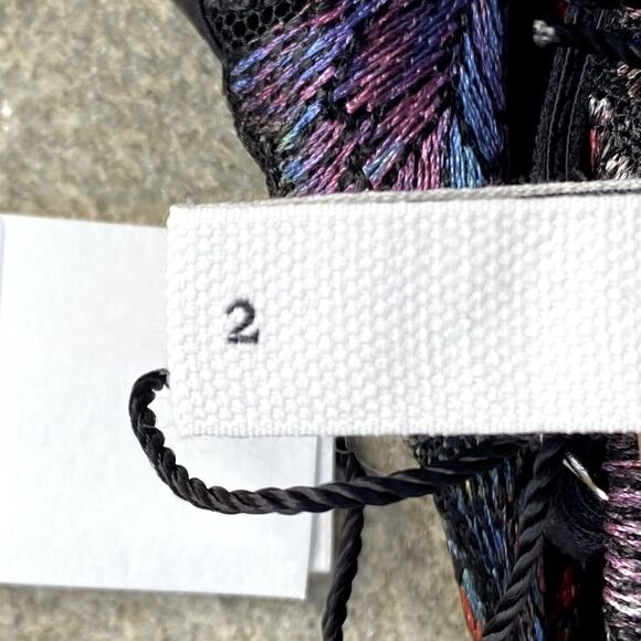 Fleur du Mal Black Butterfly Garter Belt. Size Small (2). New with Tag (NWT)! - Picture 14 of 16